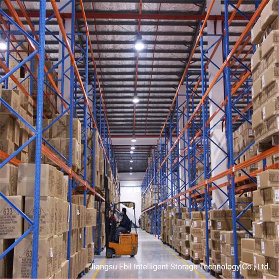 Montanti e travi per rack di stoccaggio per pallet in acciaio Q235 per stoccaggio di magazzino per attrezzature logistiche